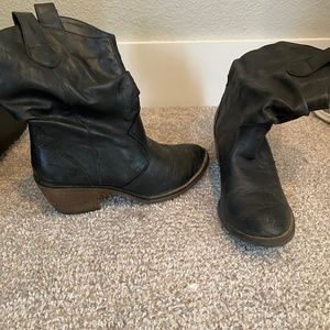 Ankle length cowgirl boots